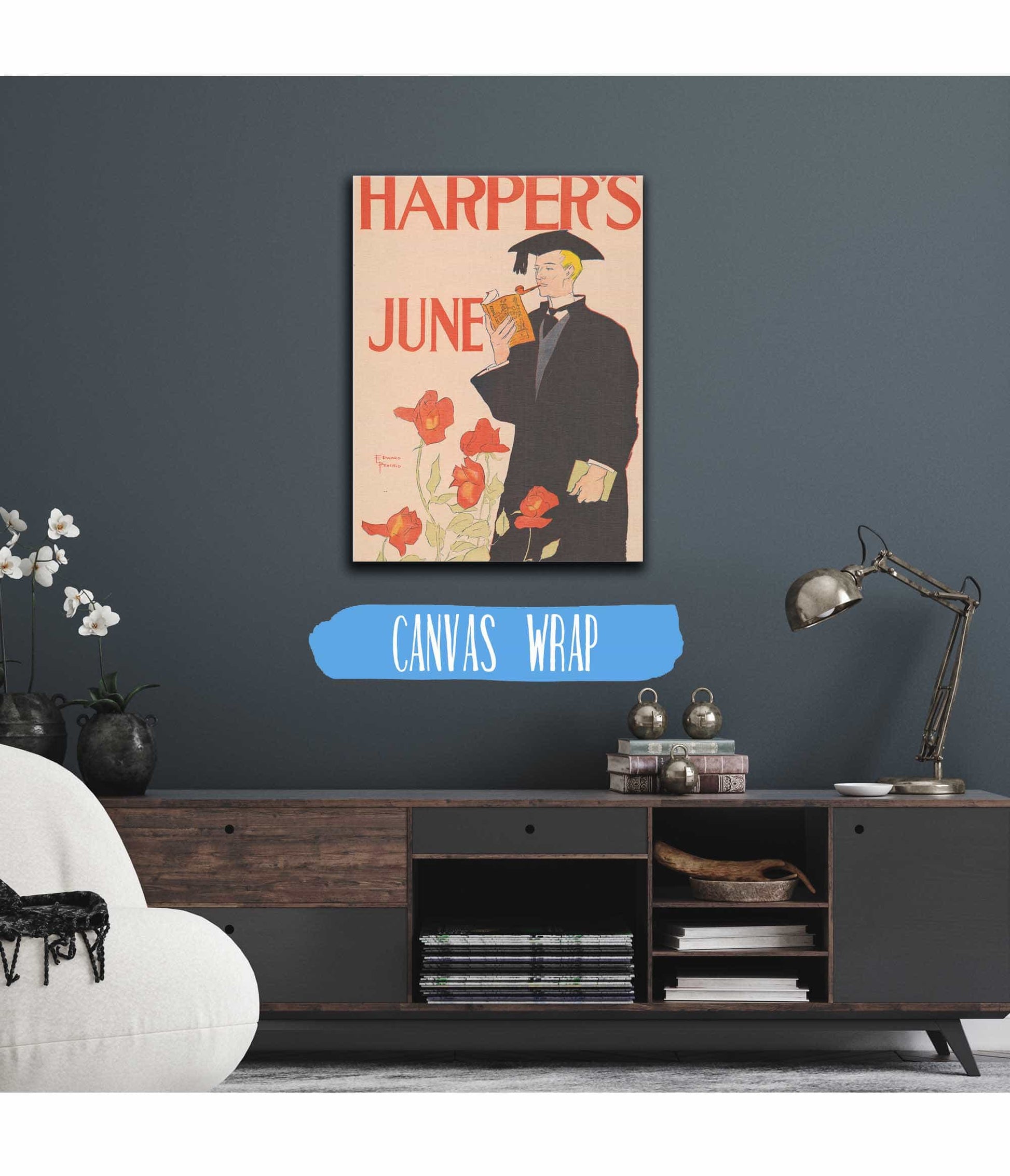 Harpers June  by Edward Penfield