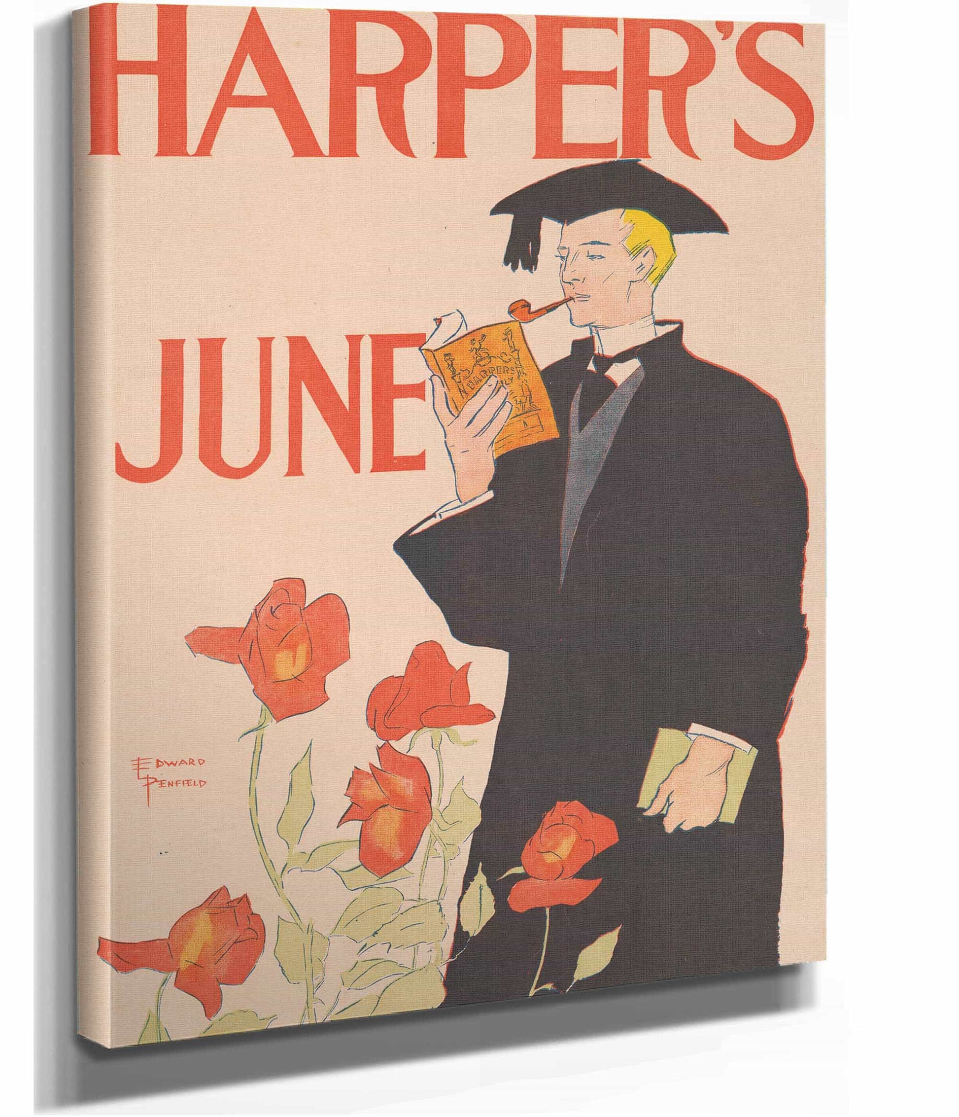 Harpers June  by Edward Penfield