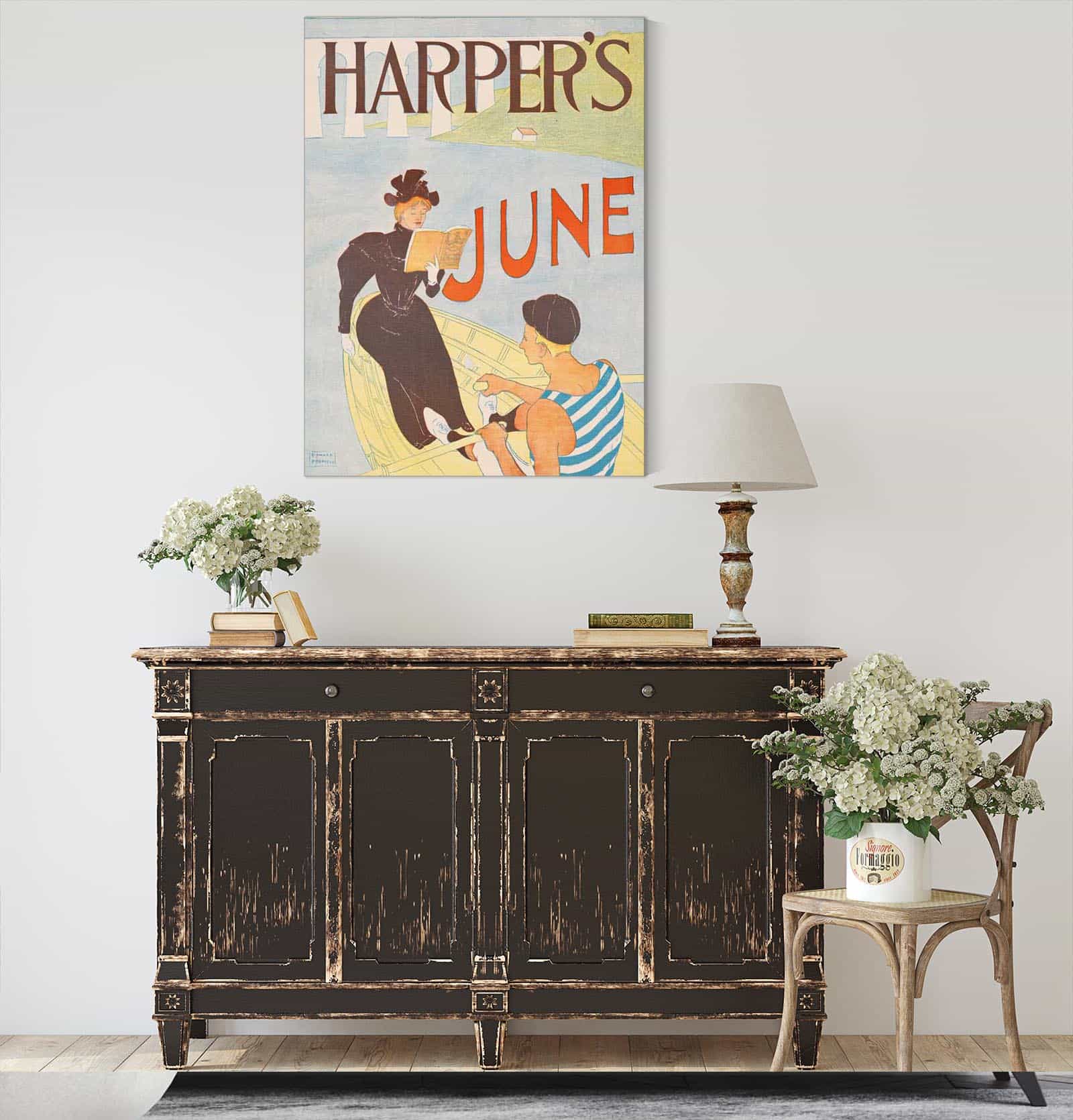 Harpers June  by Edward Penfield