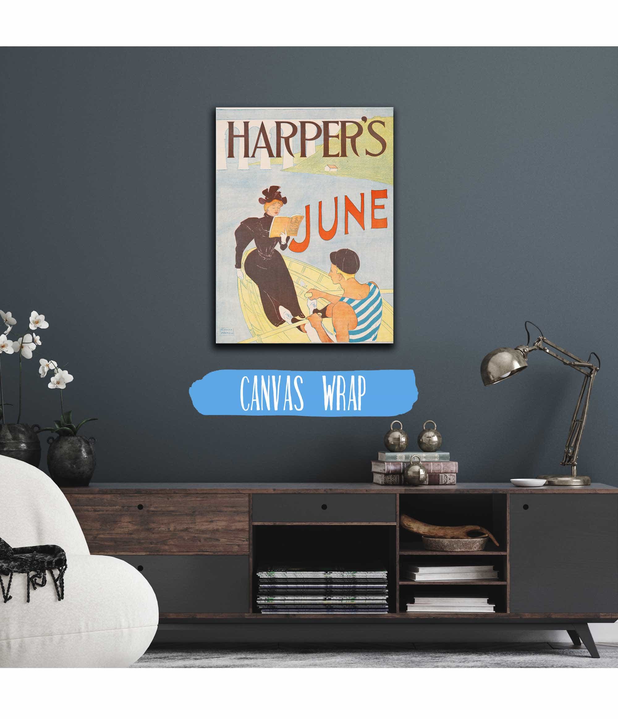 Harpers June  by Edward Penfield
