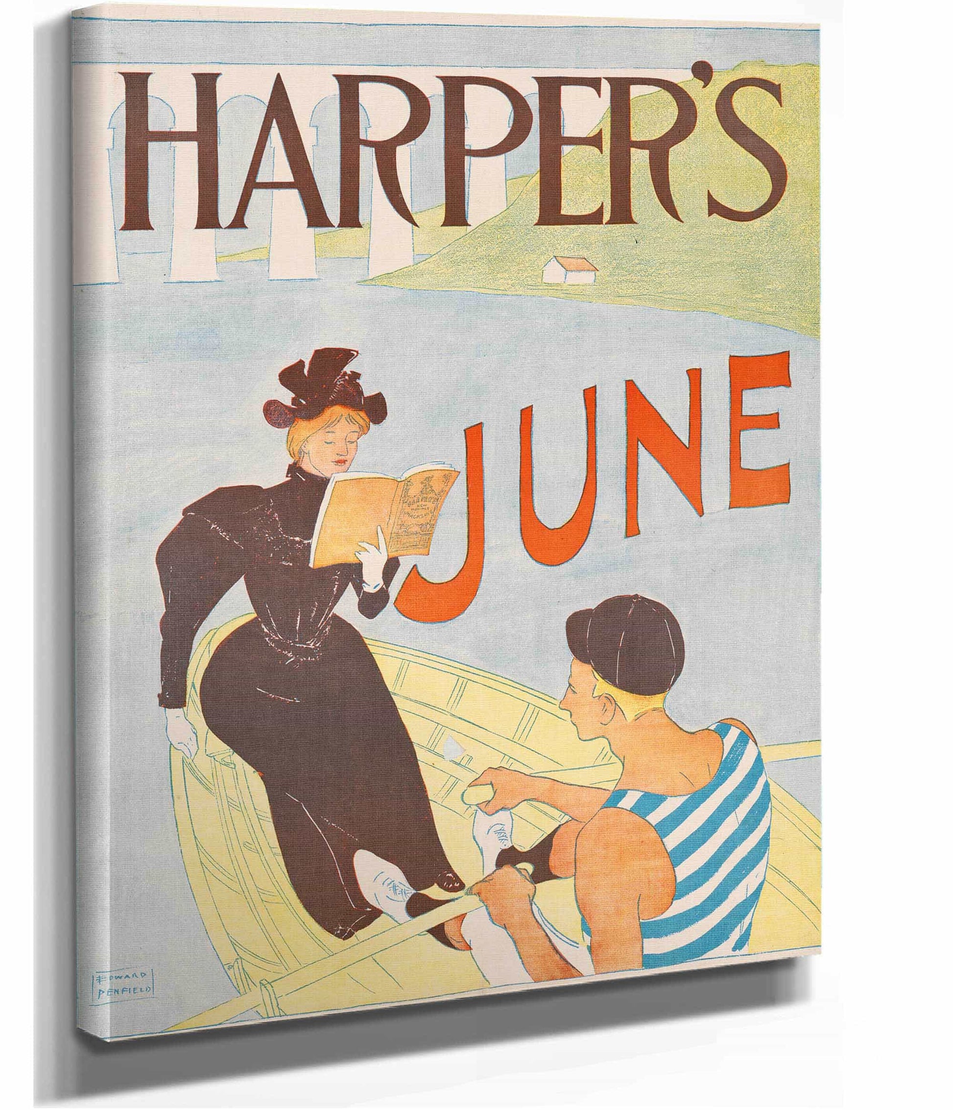 Harpers June  by Edward Penfield
