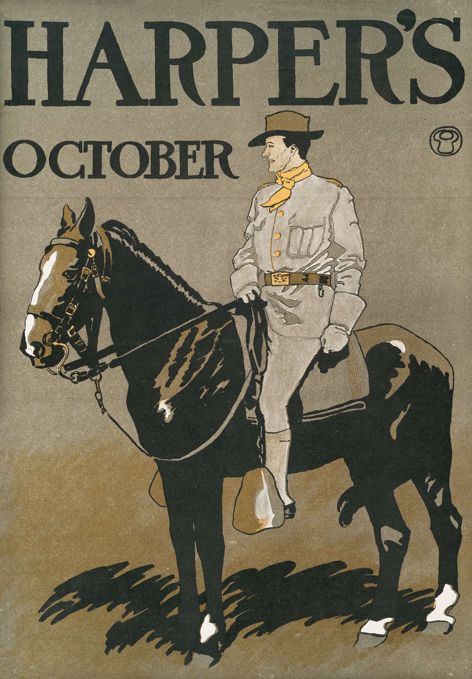 Harpers October by Edward Penfield