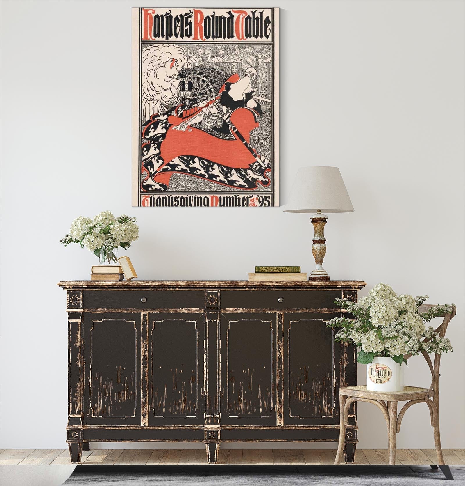 Harpers Round Table Thanksgiving Number by Will Bradley