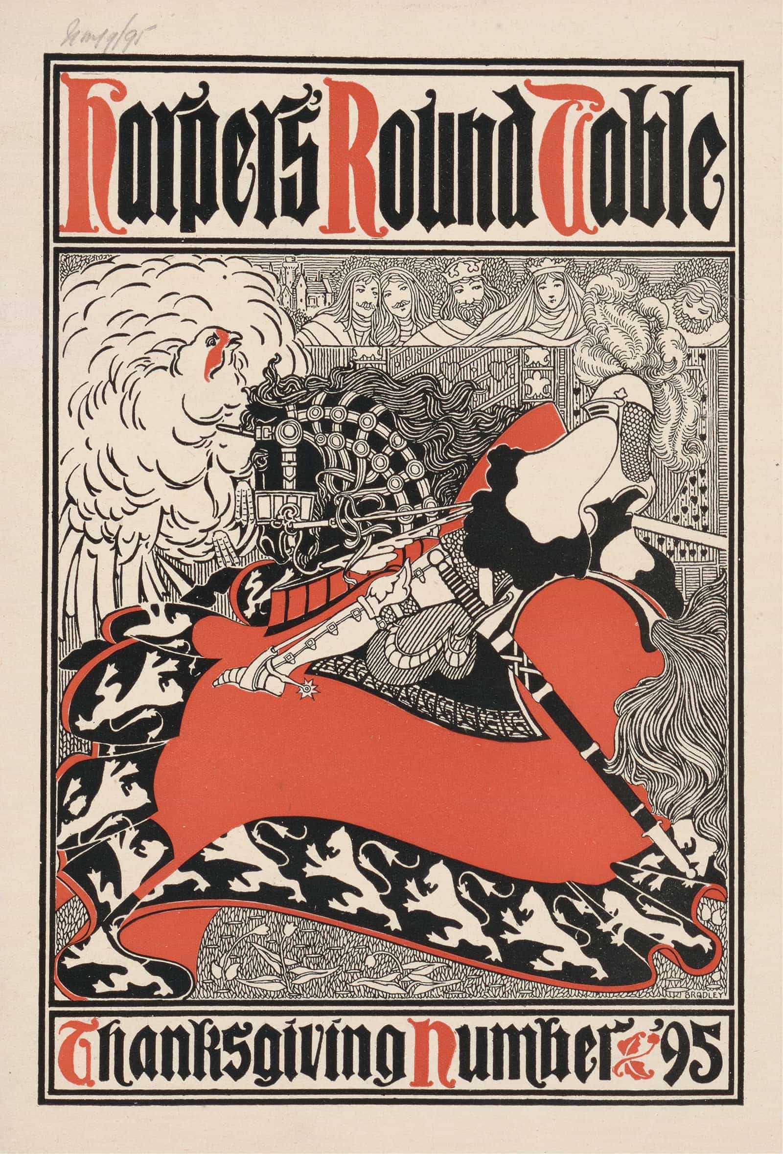 Harpers Round Table Thanksgiving Number by Will Bradley