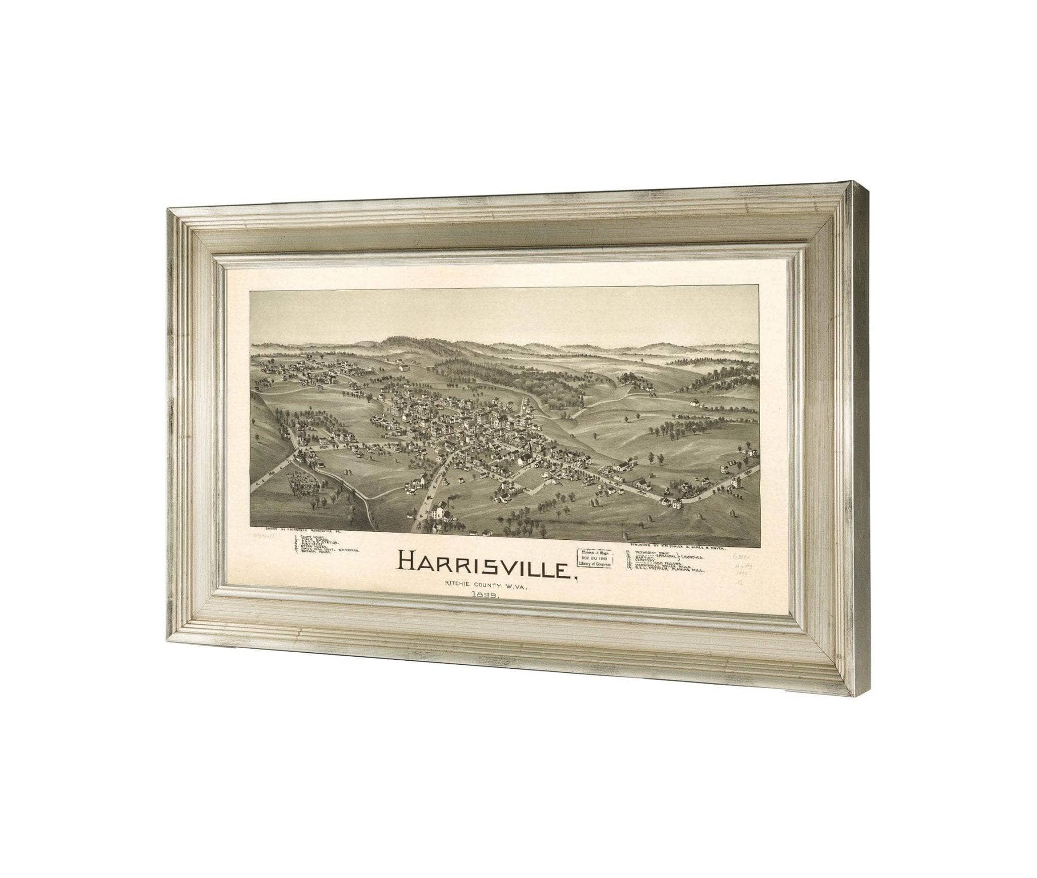 Harrisville Ritchie County Wva 1899  State Of West Virginia