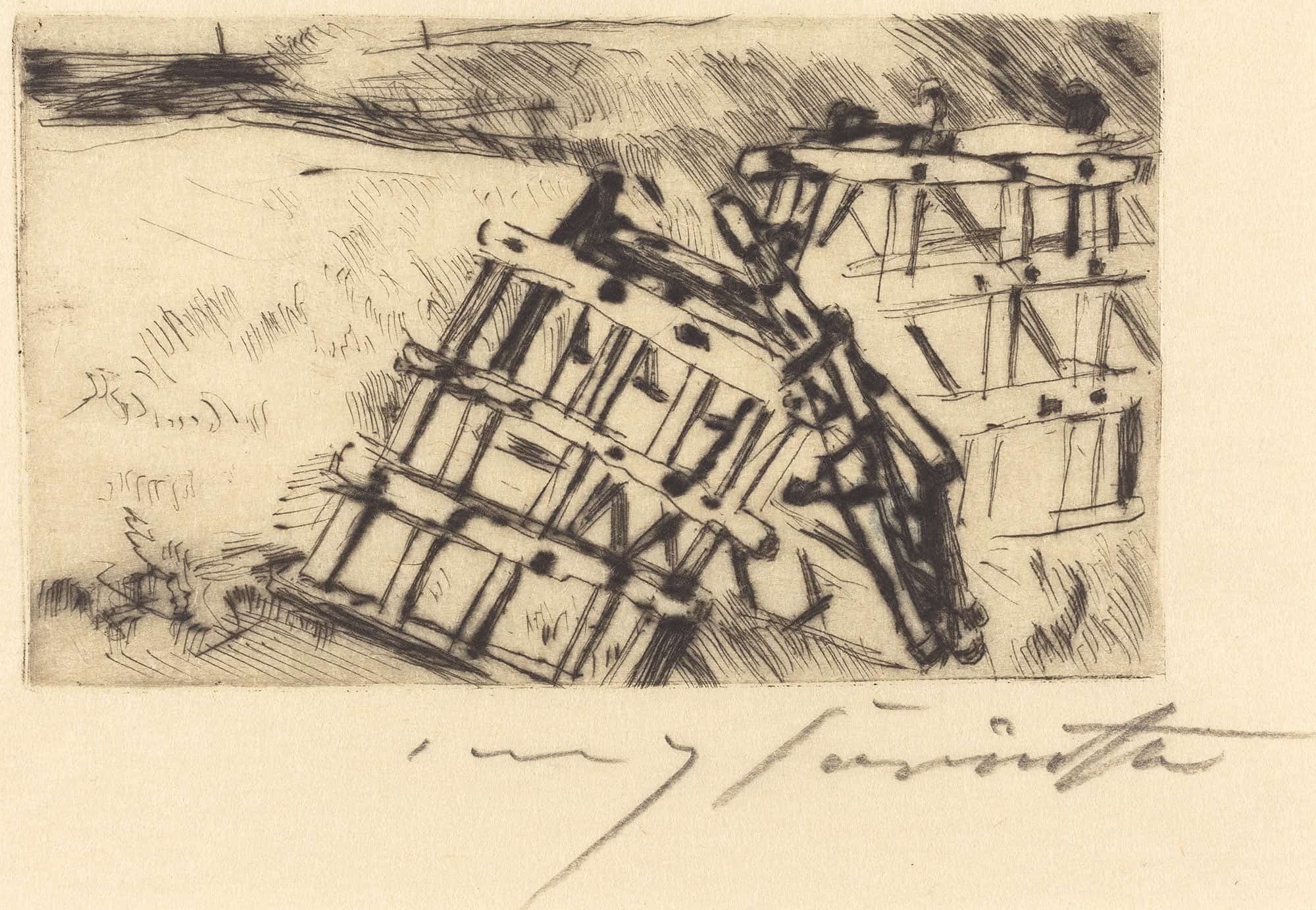 Harrow Egge by Lovis Corinth