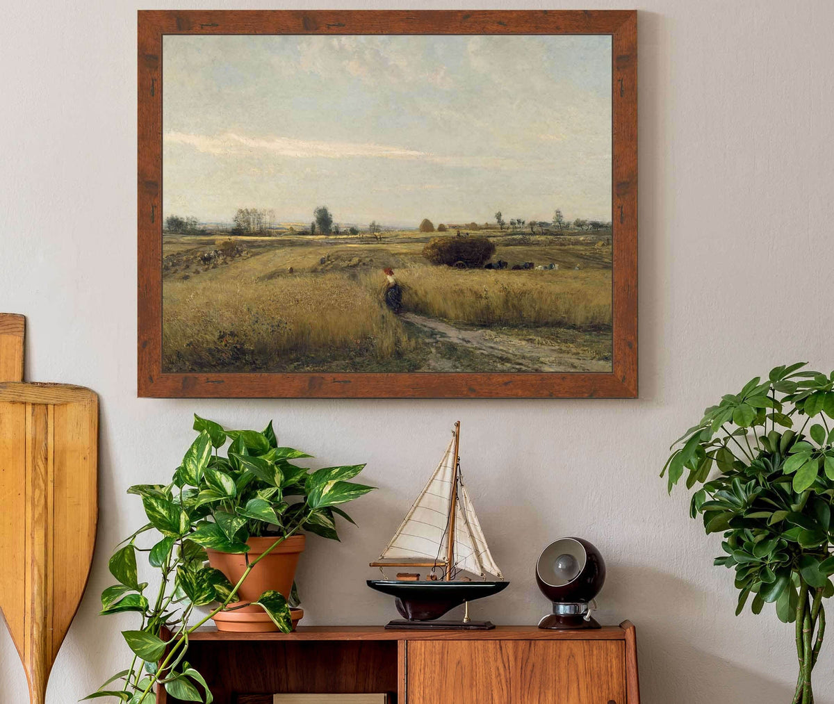 Harvest by Charles Francois Daubigny