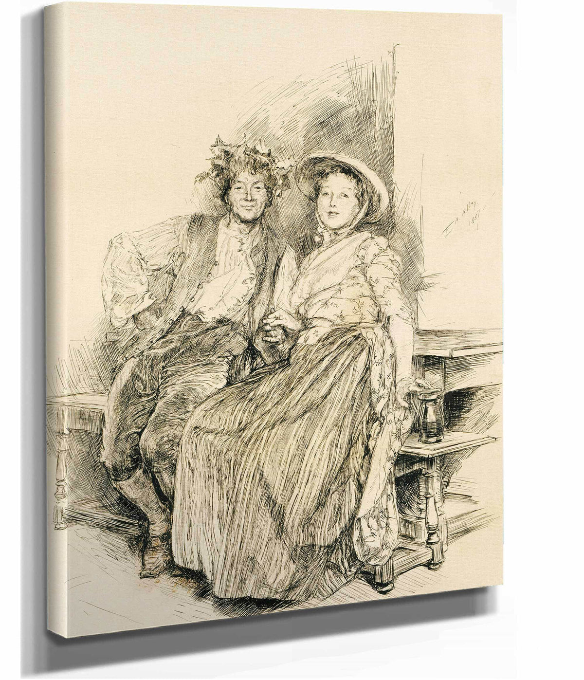 Harvest Home by Edwin Austin Abbey