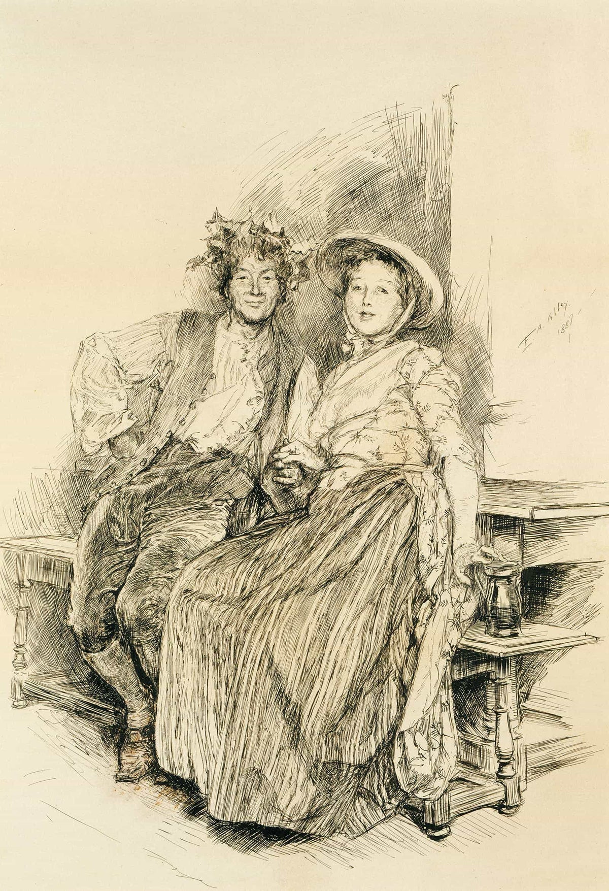 Harvest Home by Edwin Austin Abbey