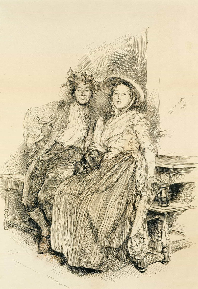 Harvest Home by Edwin Austin Abbey