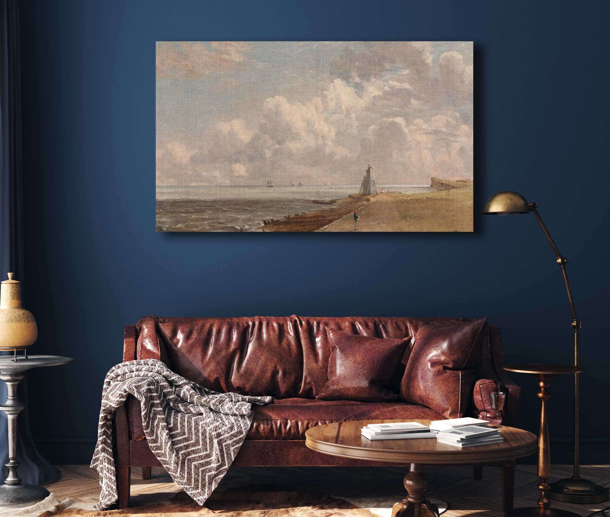 Harwich The Low Lighthouse And Beacon Hill by John Constable