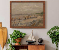 Hauling The Seine by Thomas Eakins