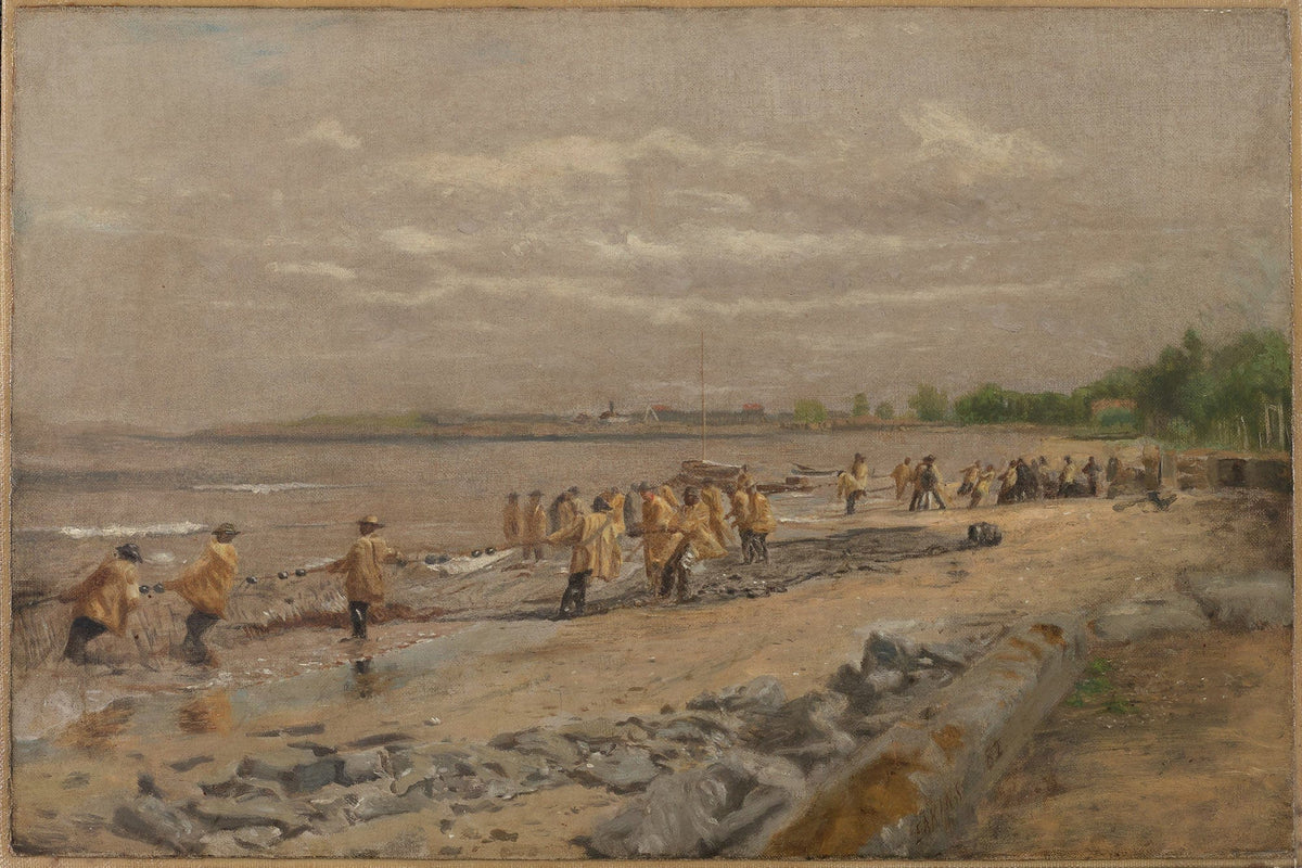 Hauling The Seine by Thomas Eakins