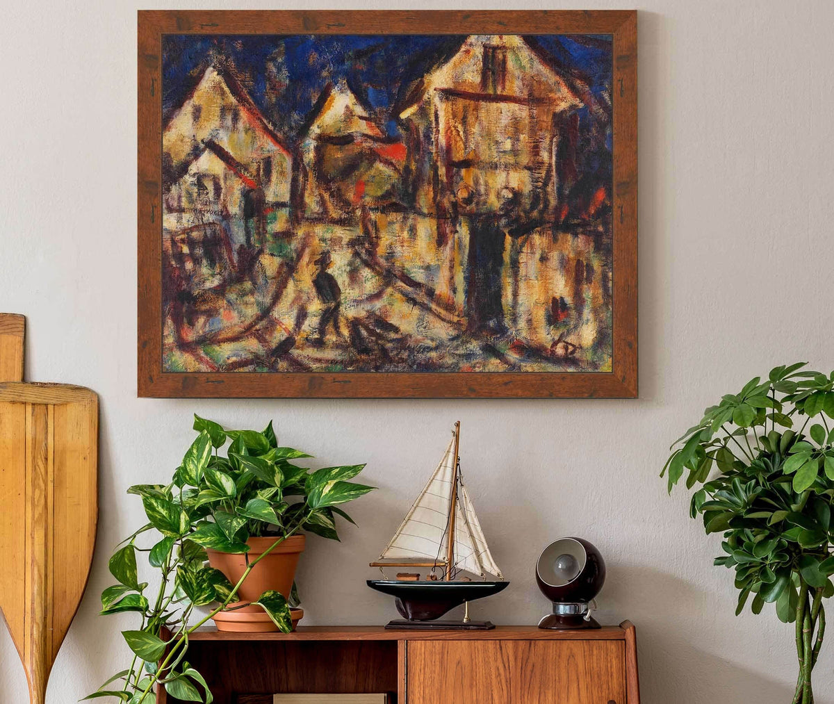 Hauser In Soest by Christian Rohlfs