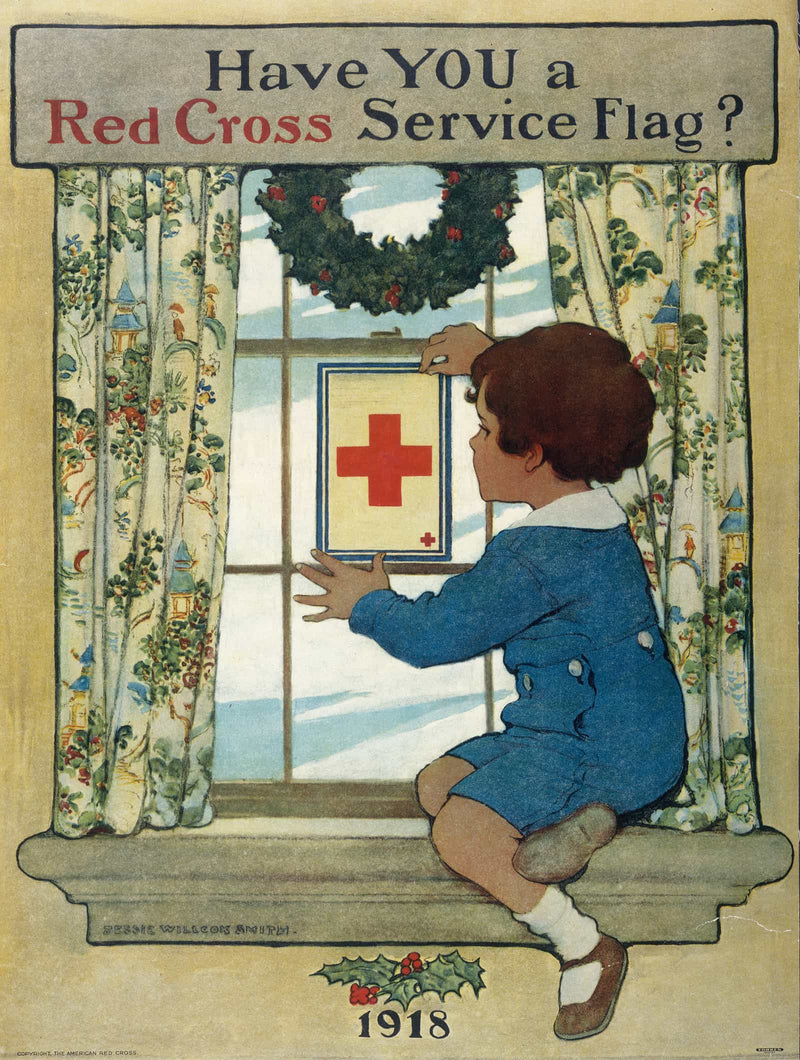 Have You A Red Cross Service Flag by Jessie Willcox Smith
