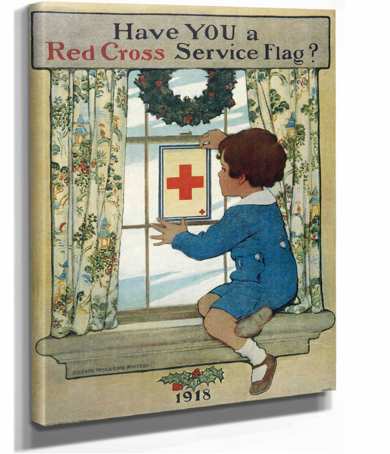 Have You A Red Cross Service Flag by Jessie Willcox Smith