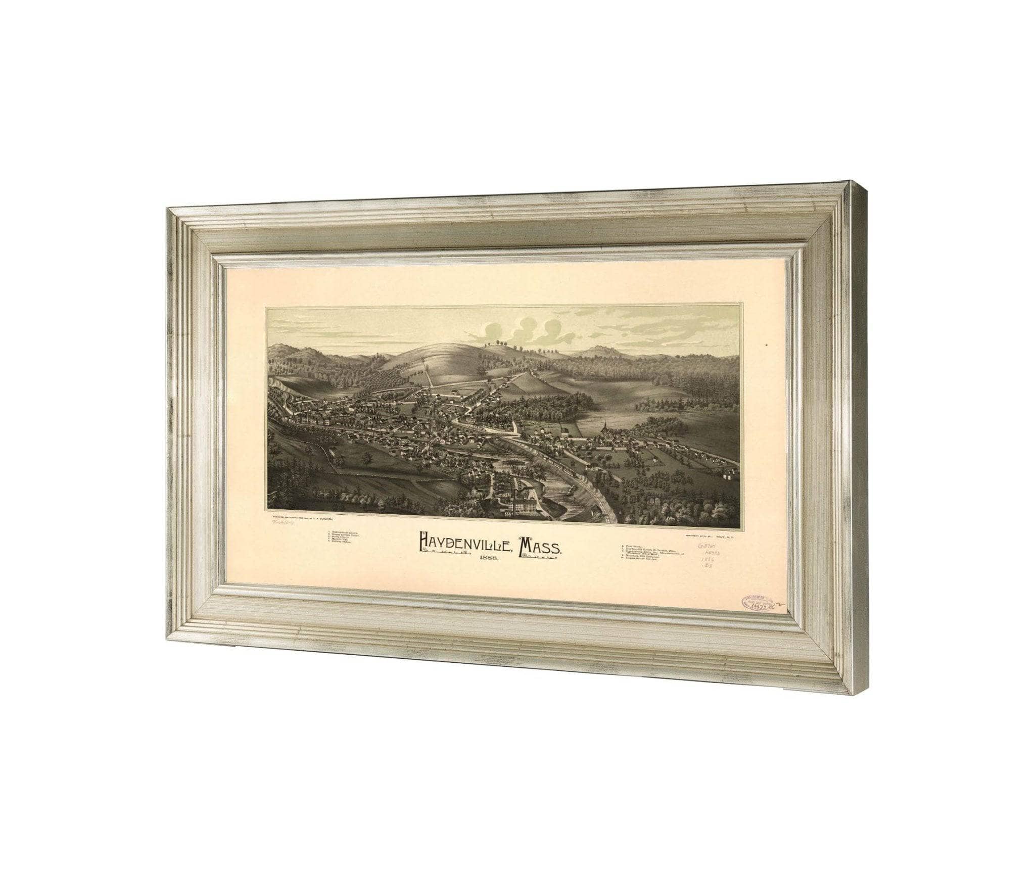 Haydenville Mass 1886  State Of Massachusetts