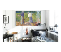 Haymakers At Montfermeil by Georges Seurat