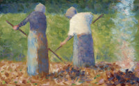 Haymakers At Montfermeil by Georges Seurat