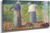 Haymakers At Montfermeil by Georges Seurat