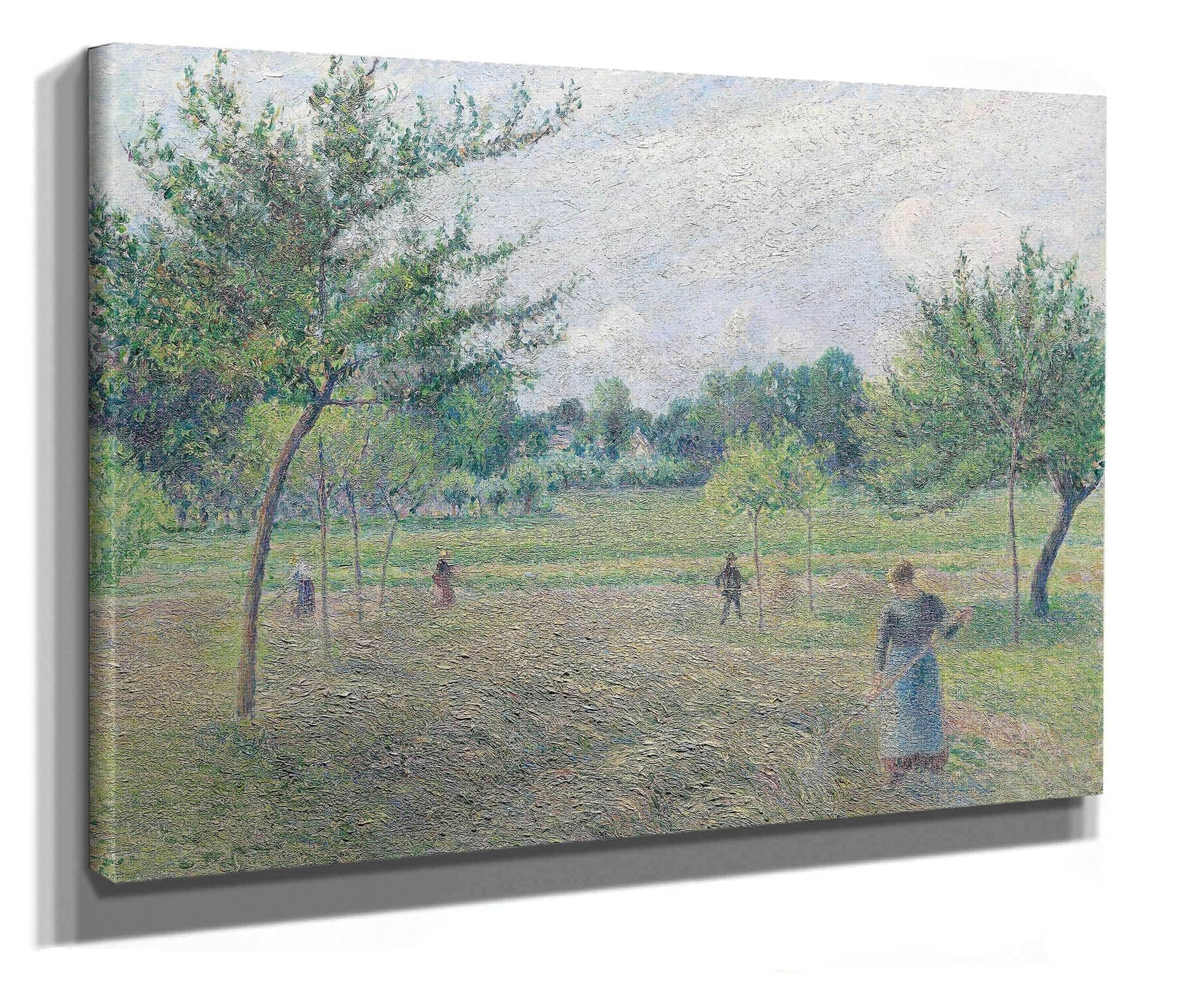 Haymaking At Eragny by Camille Pissarro