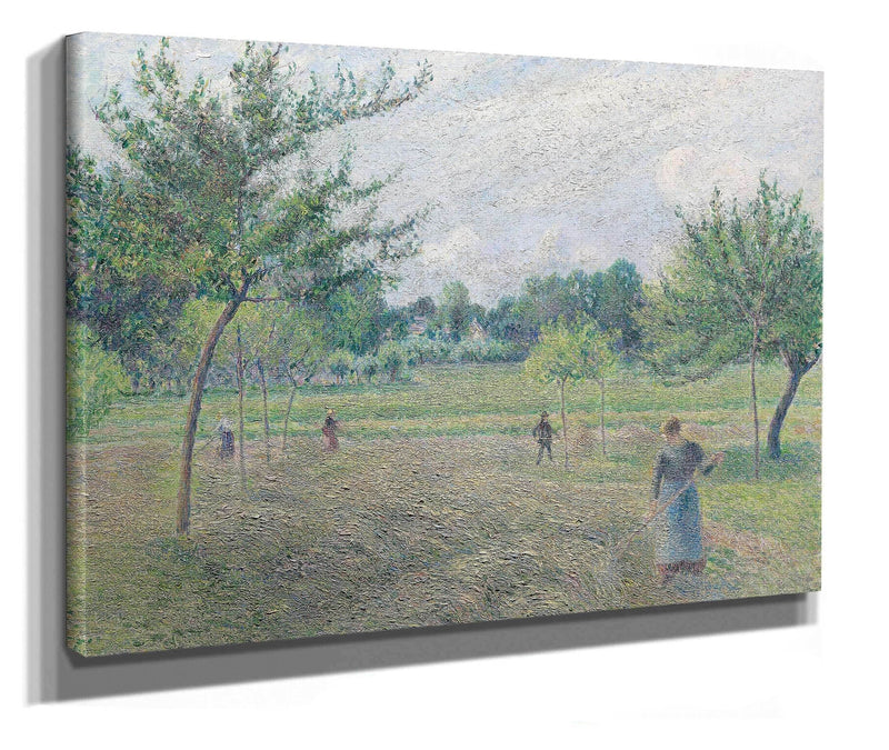 Haymaking At Eragny by Camille Pissarro