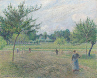 Haymaking At Eragny by Camille Pissarro
