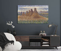 Haystacks by Georges Seurat