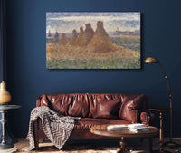 Haystacks by Georges Seurat