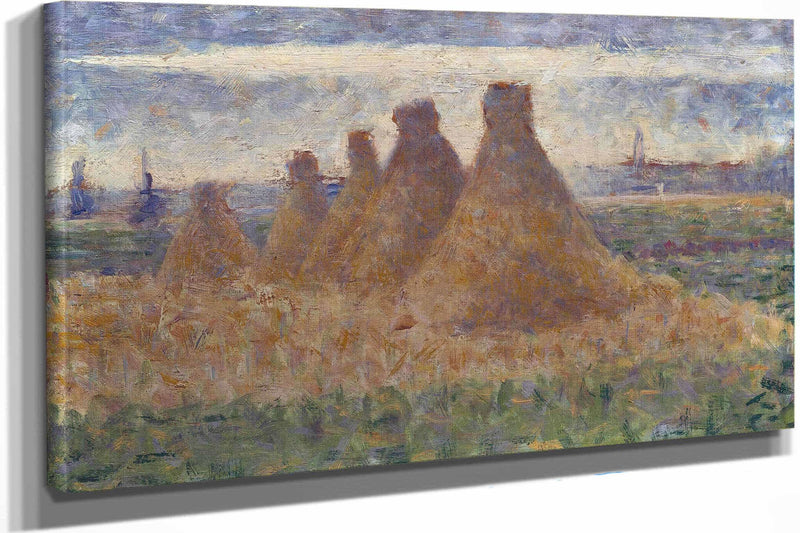 Haystacks by Georges Seurat