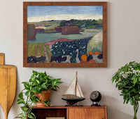 Haystacks In Brittany by Paul Gauguin