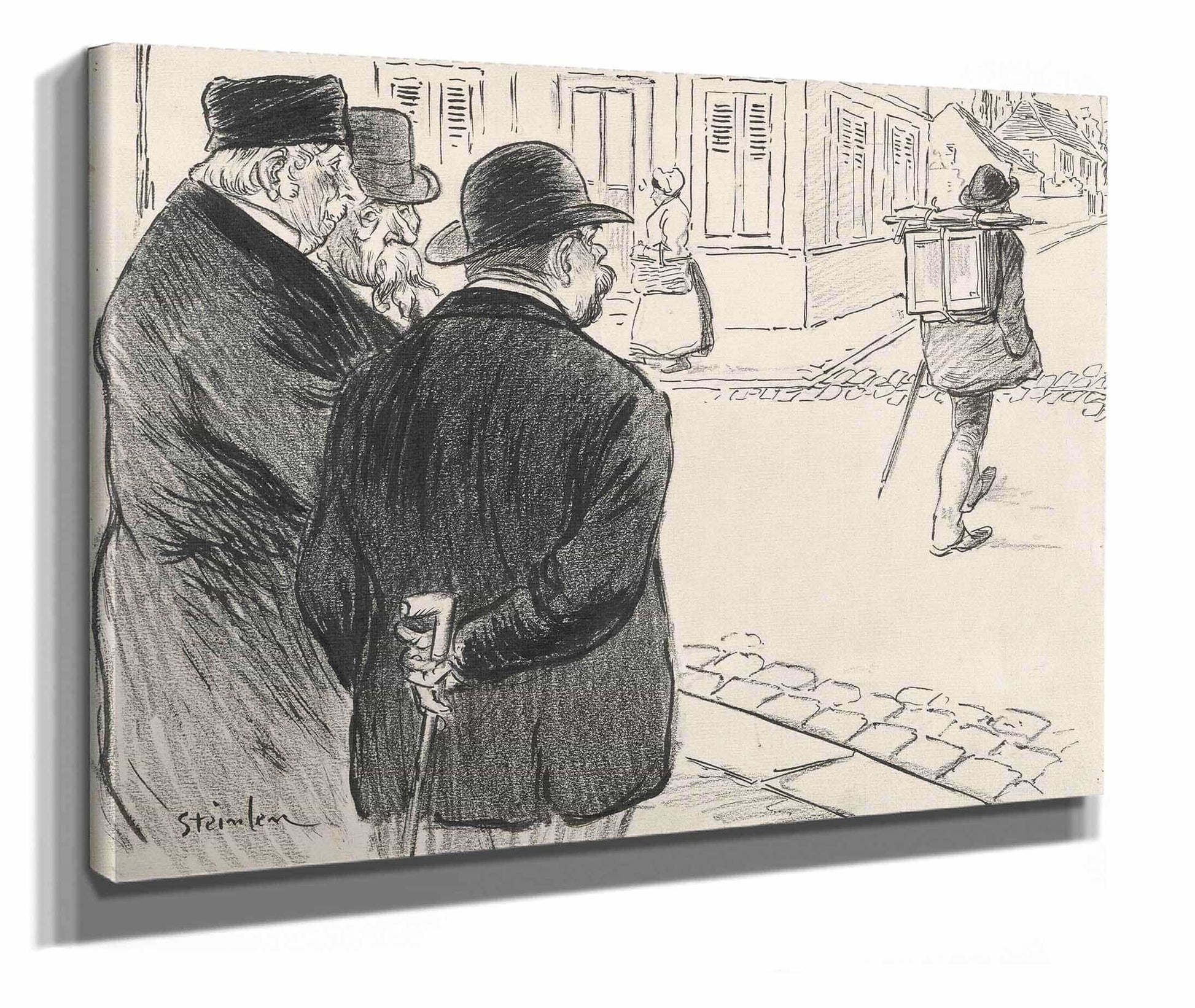He Acts Like A Painter by Theophile Alexandre Steinlen
