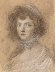 Head And Bust Of A Woman by Sir Joshua Reynolds