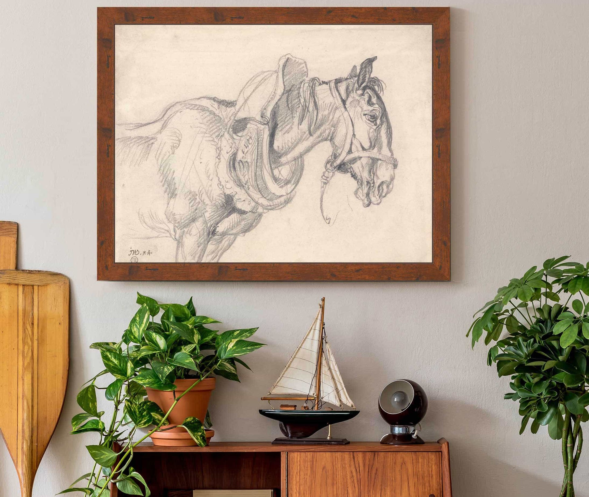Head And Shoulders Of A Cart Horse by James Ward