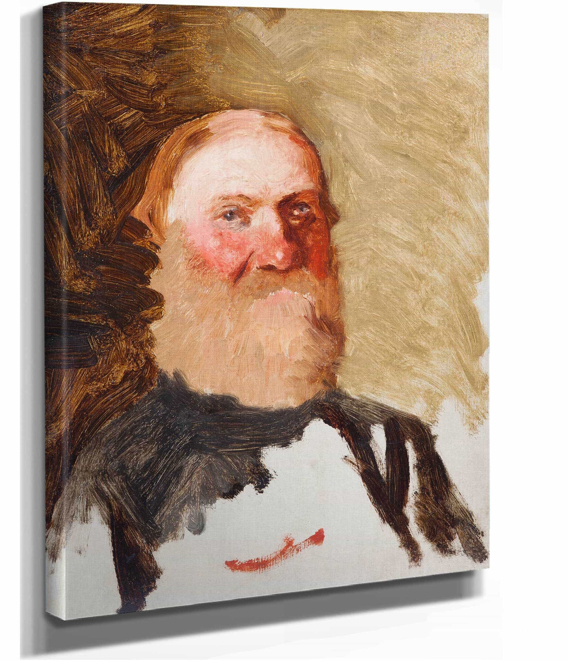Head Of A Bearded Man by Henryk Siemiradzki
