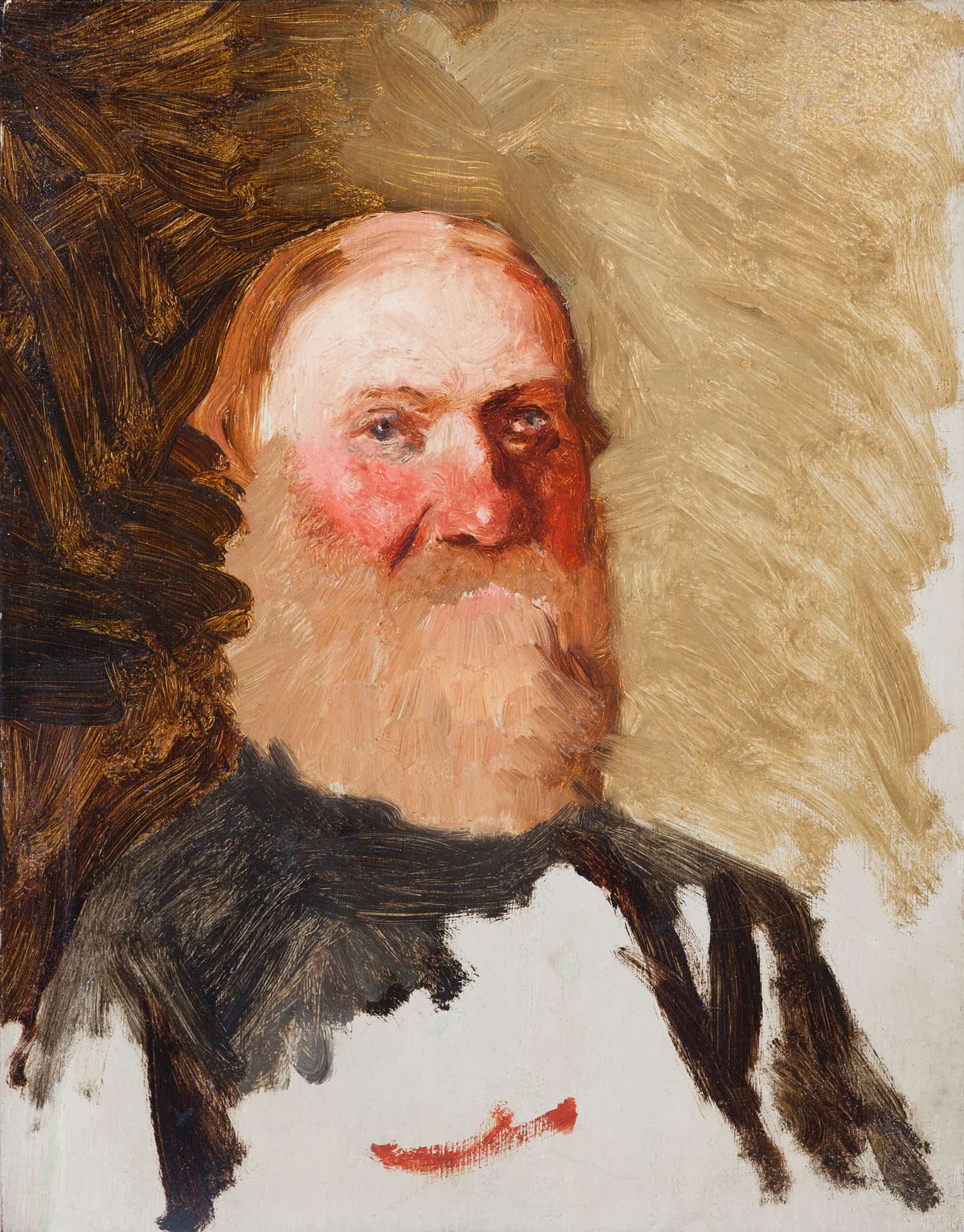 Head Of A Bearded Man by Henryk Siemiradzki