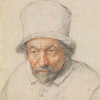 Head Of A Bearded Man In A Hat by Adriaen Van Ostade