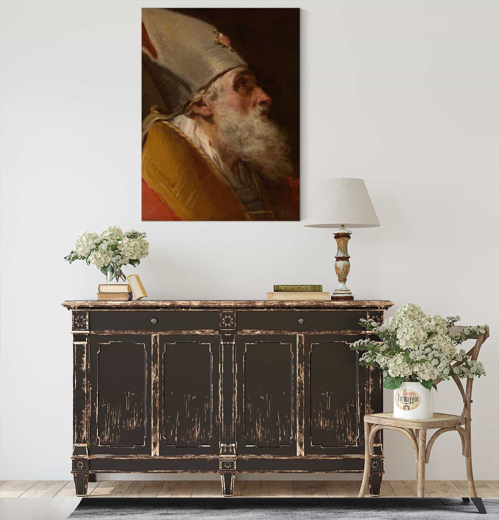 Head Of A Bishop by Gaetano Gandolfi