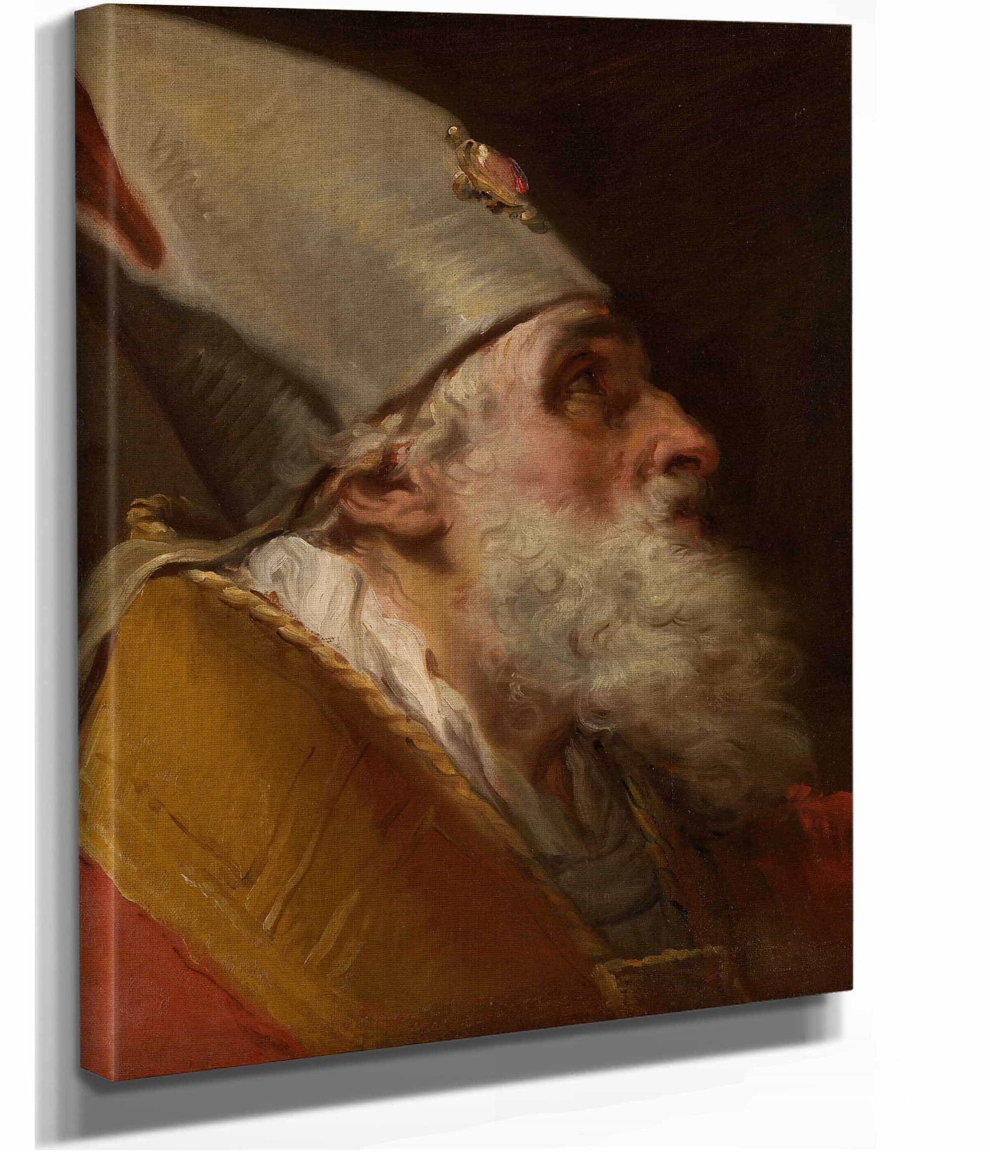 Head Of A Bishop by Gaetano Gandolfi