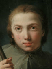 Head Of A Boy Between And by Gaetano Gandolfi