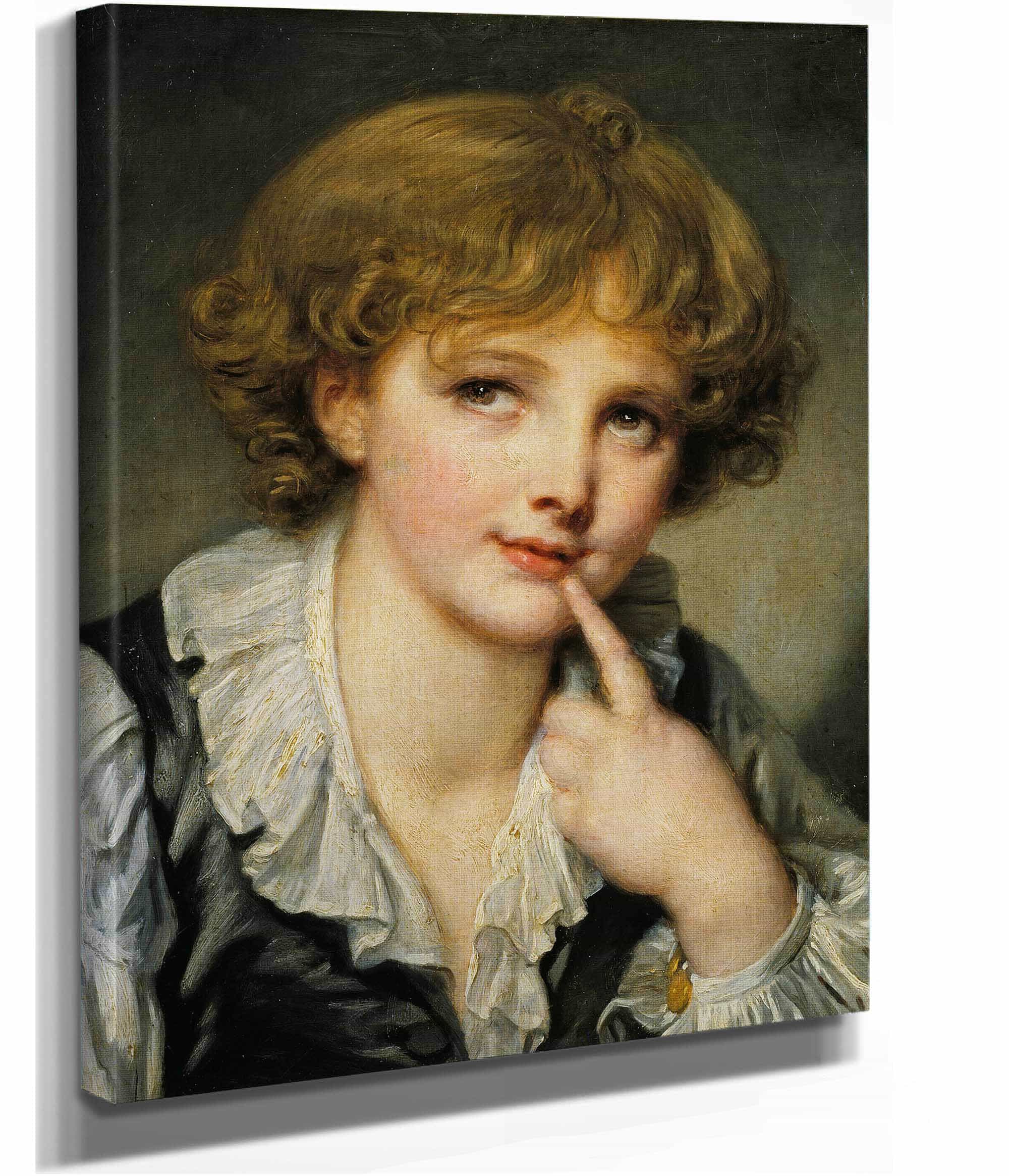 Head Of A Boy by Jean Baptiste Greuze