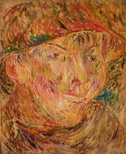 Head Of A Boy In A Hat by Tadeusz Makowski