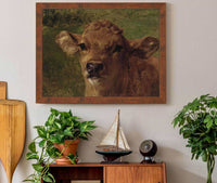 Head Of A Calf by Rosa Bonheur