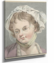 Head Of A Girl by Jean Baptiste Greuze