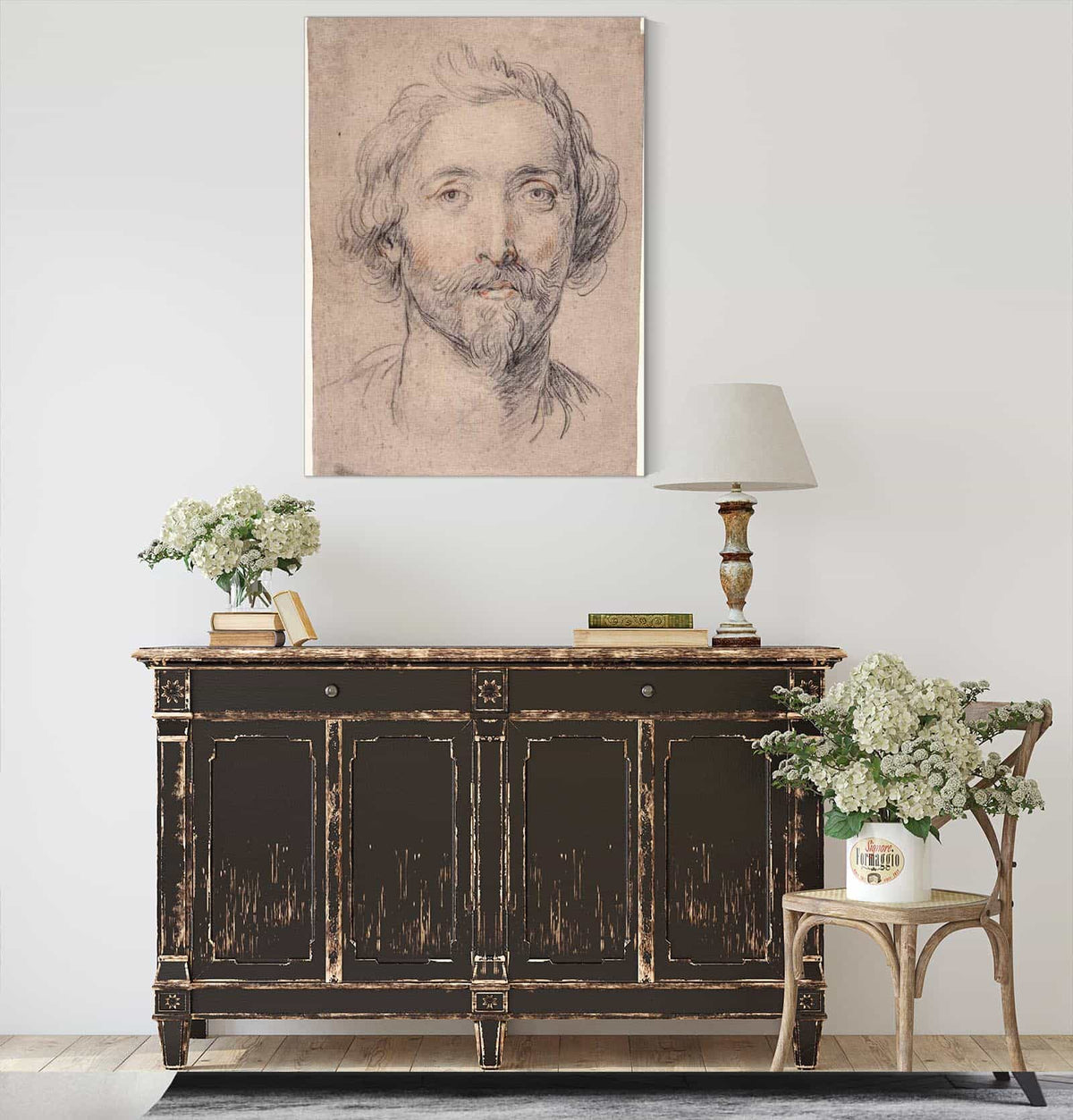 Head Of A Man by Guido Reni