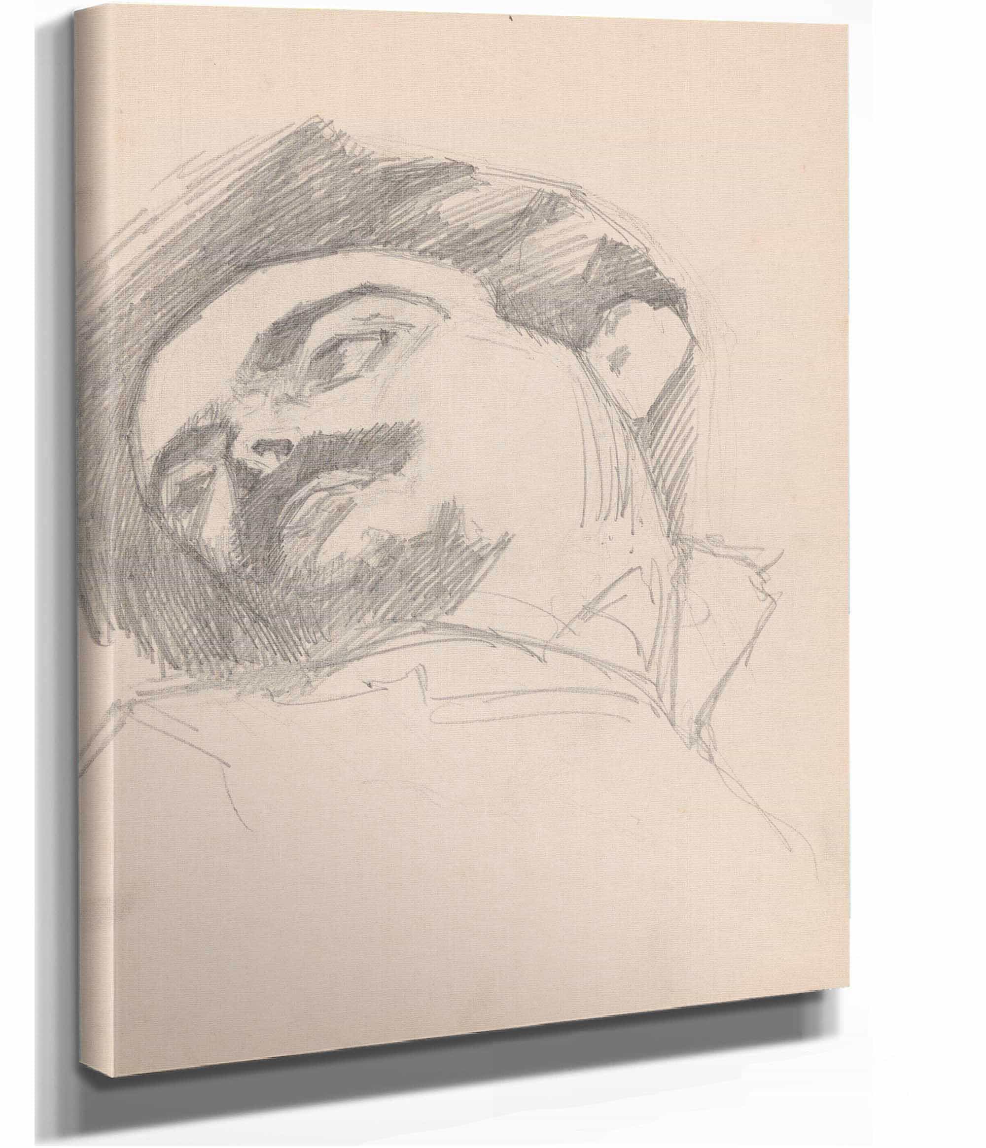 Head Of A Man by Jules Schmalzigaug