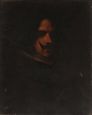 Head Of A Man Copy After Diego Velazquez by William Merritt Chase