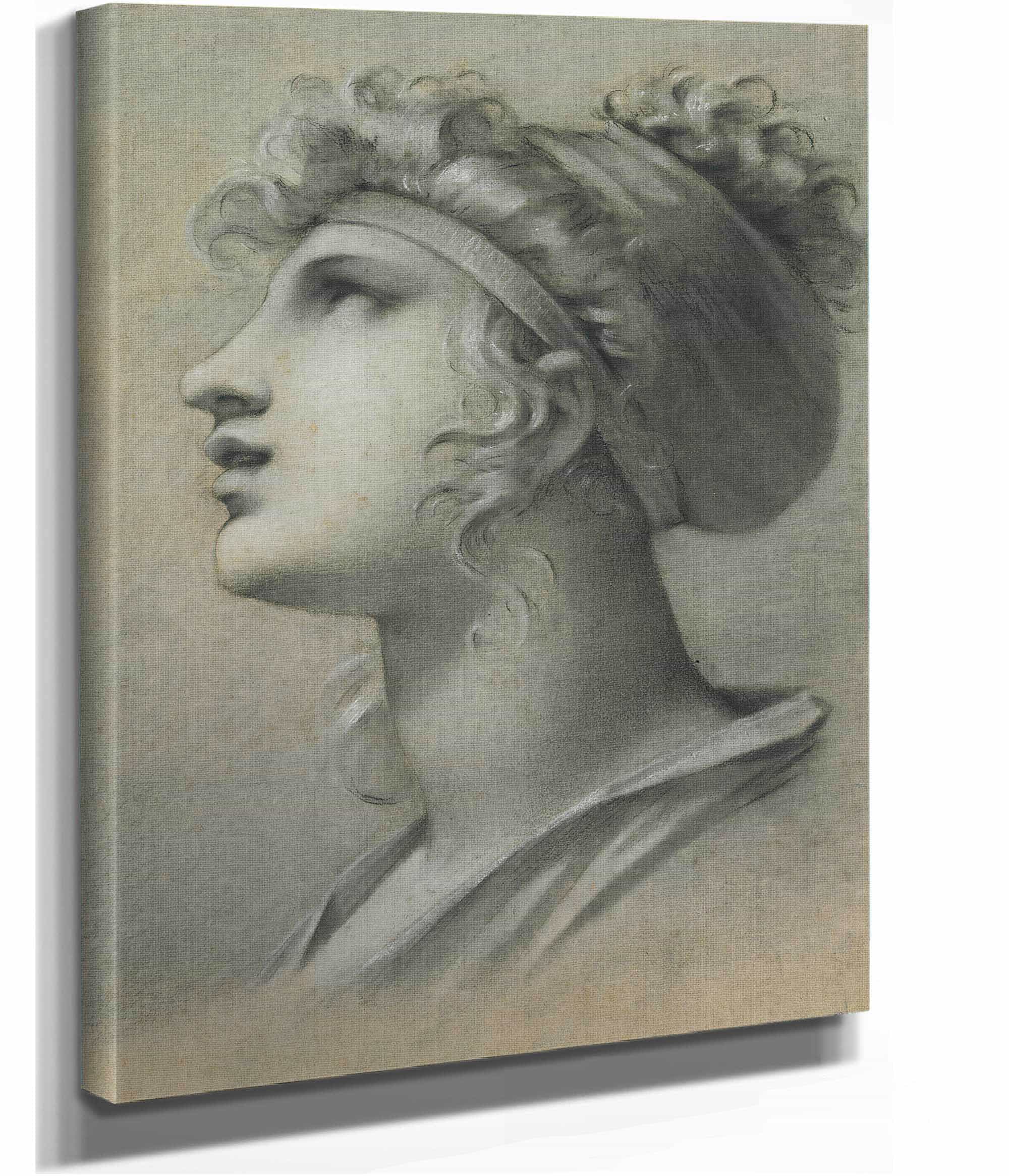 Head Of A Muse by Pierre Paul Prudhon