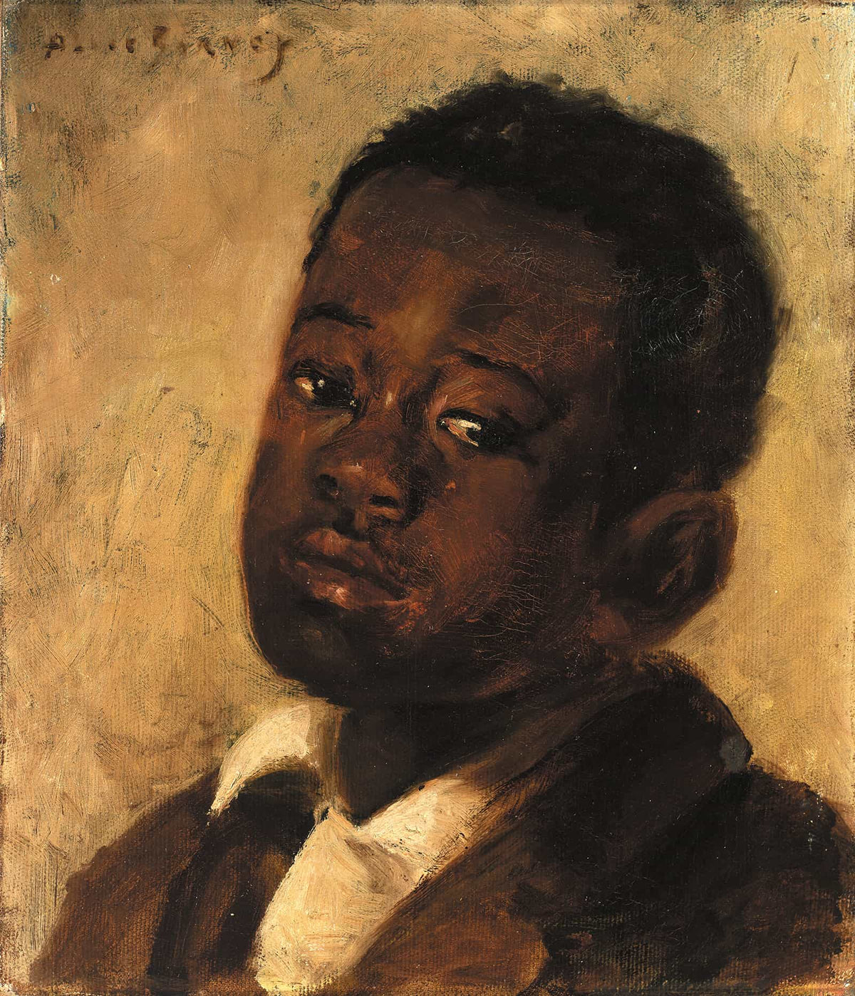 Head Of A Negro Boy by Alice Pike Barney
