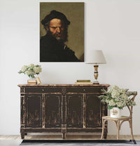 Head Of A Philosopher by Salvator Rosa